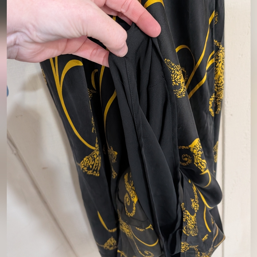 L'AGENCE Jodie Tiger Print Silk Slip Dress - Picture 11 of 16